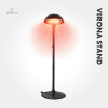 VERONA 1500 W Patio Infrared Heater | Freestanding, IP34