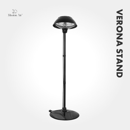 VERONA 1500 W Patio Infrared Heater | Freestanding, IP34
