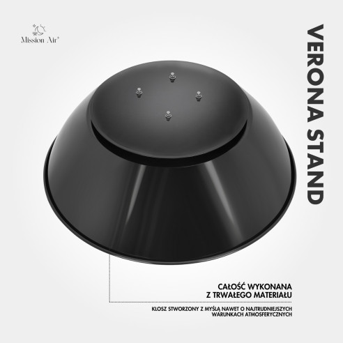 VERONA 1500 W Patio Infrared Heater | Freestanding, IP34