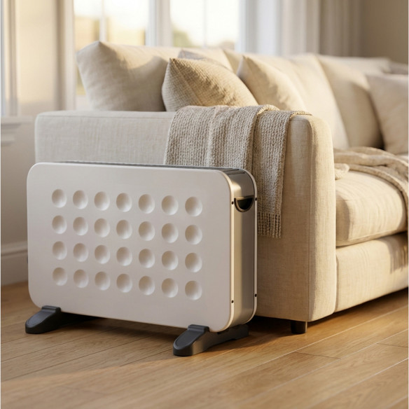 DALLAS 2000 W Convector Heater | Thermostat, Quiet Operation, White