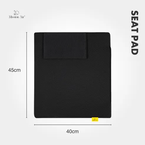 SeatPad 40 × 45 cm Heated Seat Cushion | Electric, Grey