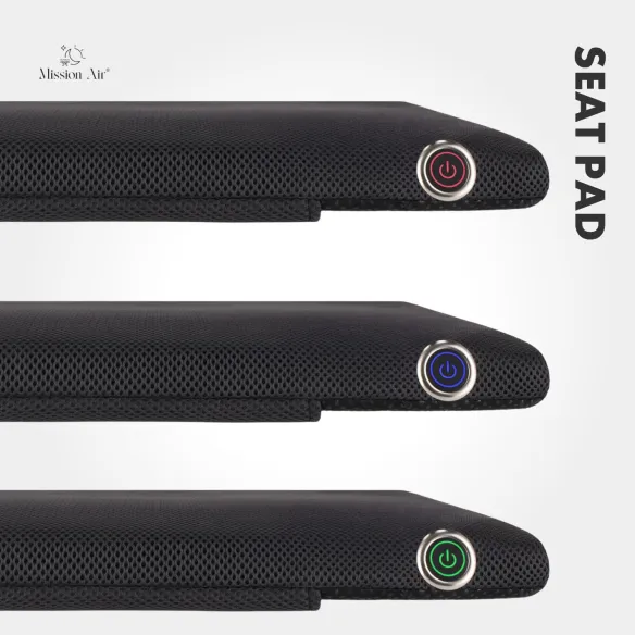 SeatPad 40 × 45 cm Heated Seat Cushion | Electric, Grey