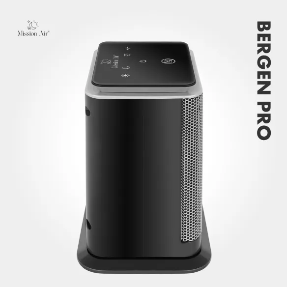 BERGEN PRO 1500 W Fan Heater | 2 Power Levels, Safety Protection, IP20