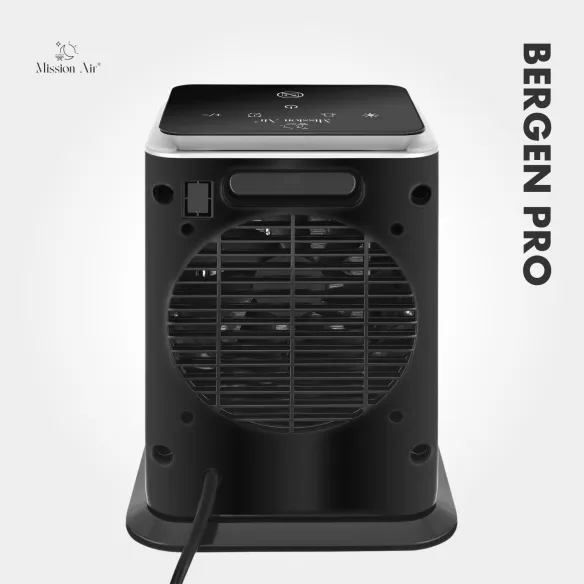 BERGEN PRO 1500 W Fan Heater | 2 Power Levels, Safety Protection, IP20