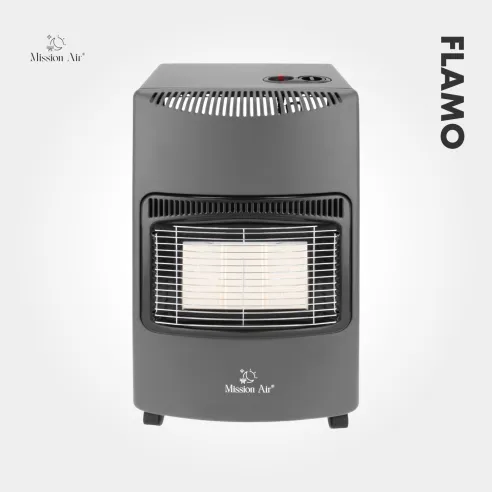 FLAMO 4.1 kW Gas Heater | Mobile LPG Heater, Hose + Regulator Included