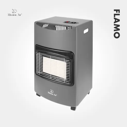 Piecyk gazowy FLAMO 4,1 kW widok boczny