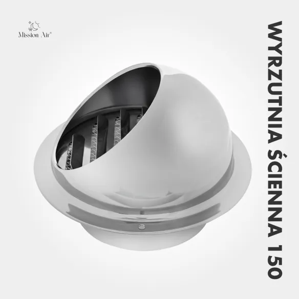 Wyrzutnia ścienna Mission Air 150 mm profil montażowy
