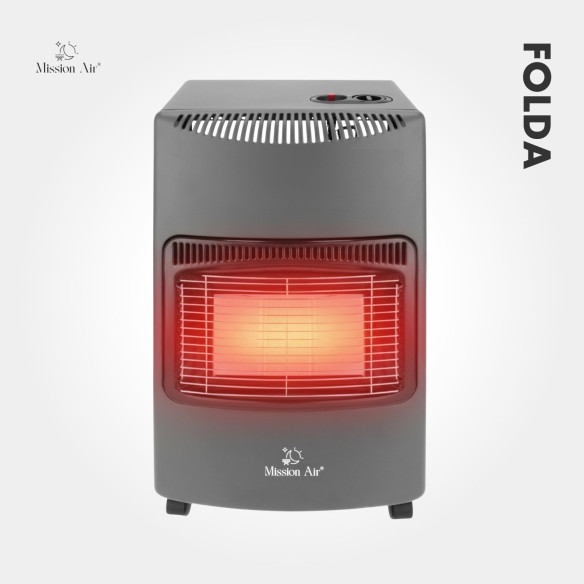 FOLDA 4.2 kW Folding Gas Heater | Portable LPG Heater, Hose + Regulator Included