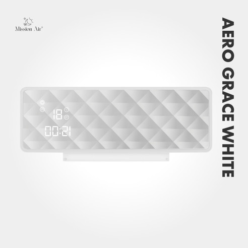 AERO Grace 2000 W PTC Air Curtain | 54 cm, White