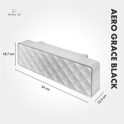AERO Grace 2000 W PTC Air Curtain | 54 cm, White