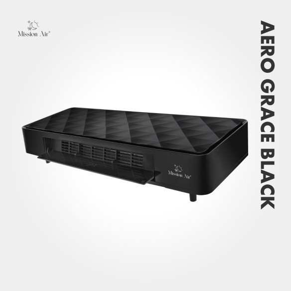 AERO Grace 2000 W PTC Air Curtain | 54 cm, Black