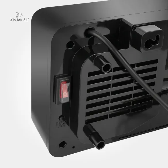 Kurtyna powietrzna AERO Grace 2000W PTC czarna panel sterowania