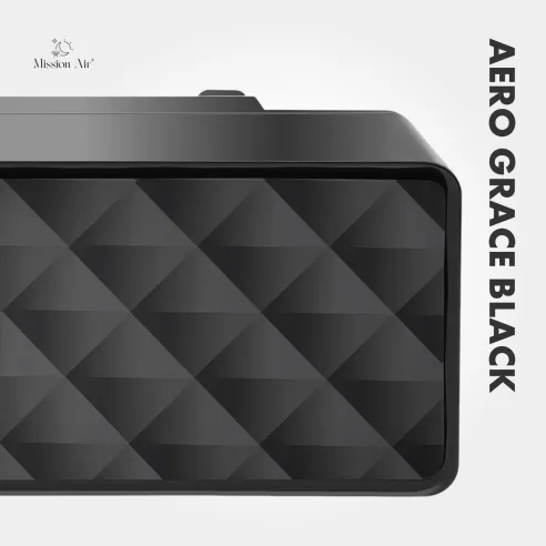 Kurtyna powietrzna AERO Grace 2000W PTC czarna kratka wylotu powietrza