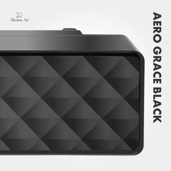 Kurtyna powietrzna AERO Grace 2000W PTC czarna kratka wylotu powietrza