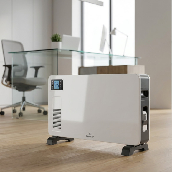 Grzejnik konwektorowy ATLANTA 2300W w aranżacji wnętrza