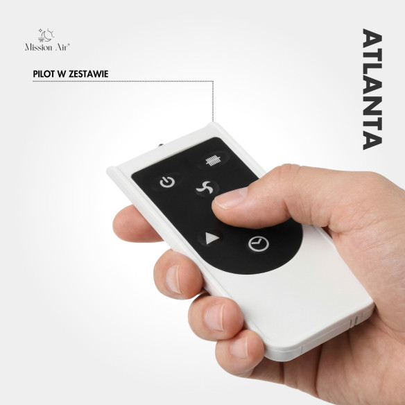 Grzejnik konwektorowy ATLANTA 2300W pilot zdalnego sterowania