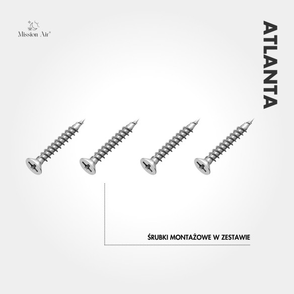 Grzejnik konwektorowy ATLANTA 2300W | panel LED, pilot, 3 tryby, Biały