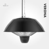 VERONA 1500 W Patio Infrared Heater | Hanging, IP34