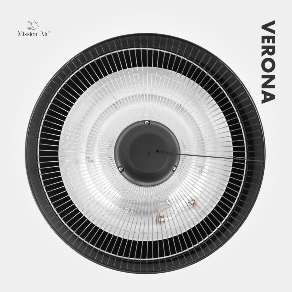 VERONA 1500 W Patio Infrared Heater | Hanging, IP34