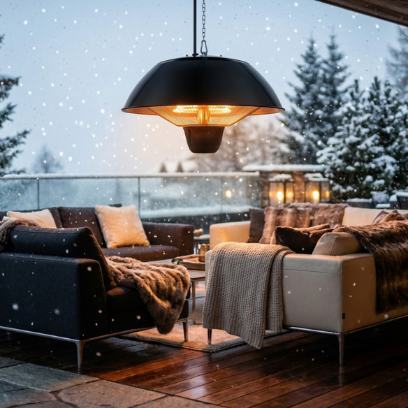 VERONA 1500 W Patio Infrared Heater | Hanging, IP34