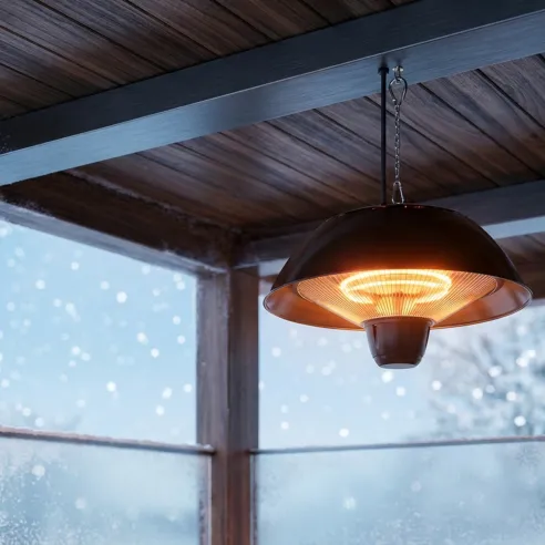 Promiennik podczerwieni tarasowy VERONA ogrzewanie zimą