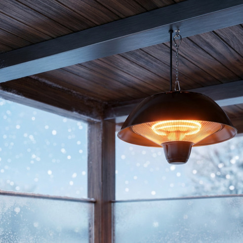 VERONA 1500 W Patio Infrared Heater | Hanging, IP34