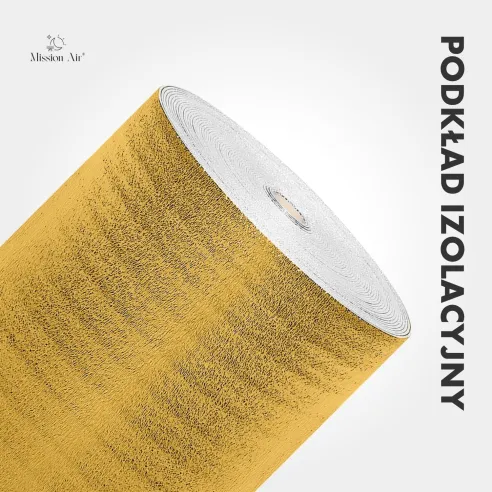 Gold Insulation Underlay | 5 mm Thickness, 1 m²