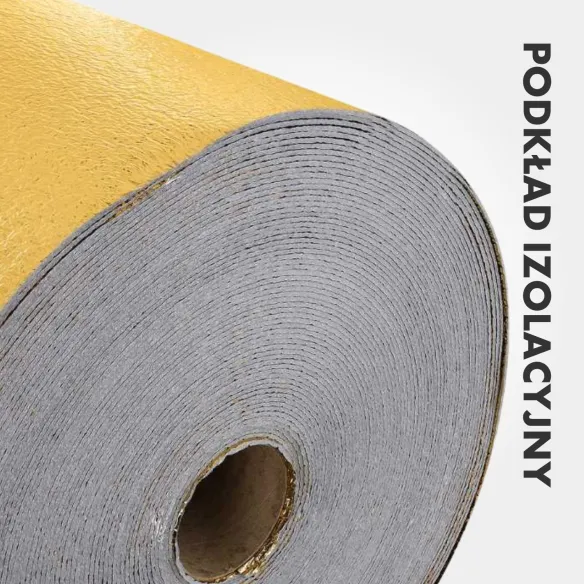 Gold Insulation Underlay | 5 mm Thickness, 50 m² Roll