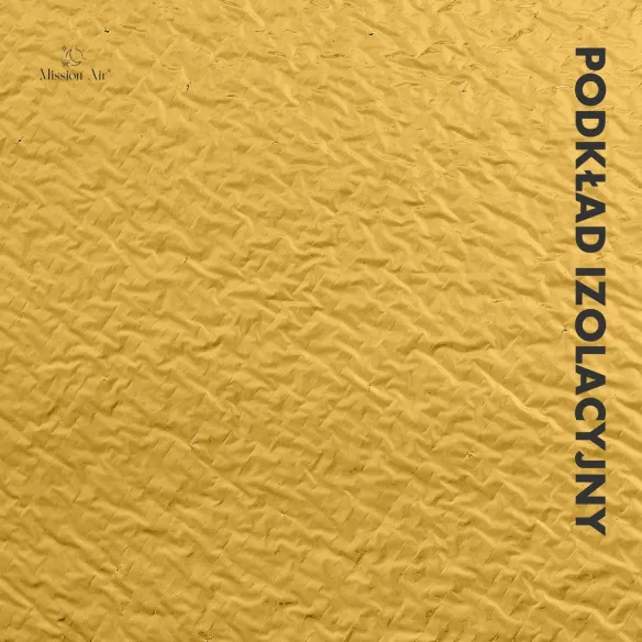 Gold Insulation Underlay | 5 mm Thickness, 50 m² Roll