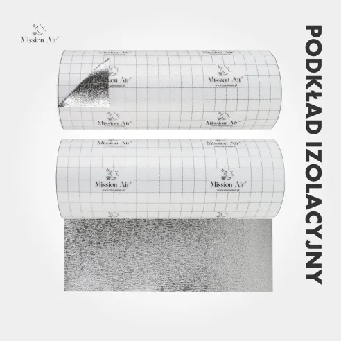 Podkład izolacyjny Mission Air schemat zastosowania