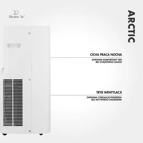 Tylny panel klimatyzatora POLAR – wyloty powietrza