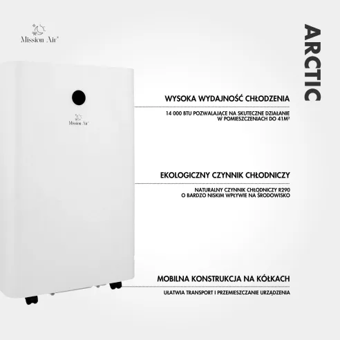 ARCTIC 4.1 kW WiFi Portable Air Conditioner | 3-in-1 for up to 41 m²