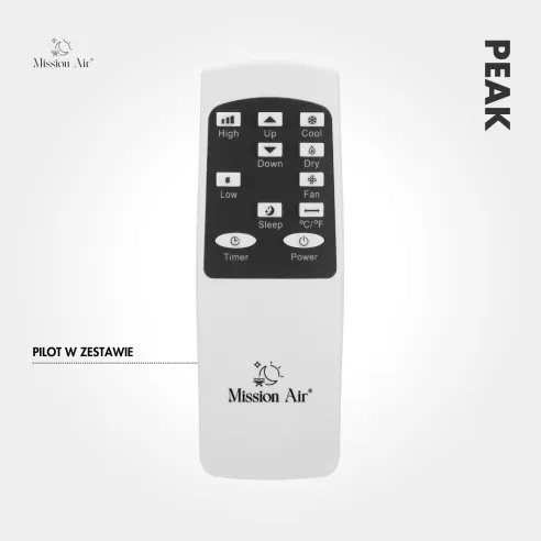 PEAK 2.1 kW WiFi Portable Air Conditioner | 3-in-1 for up to 20 m²