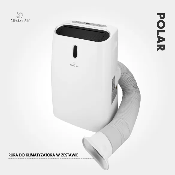 Klimatyzator przenośny POLAR 4,7 kW – rura odprowadzająca powietrze