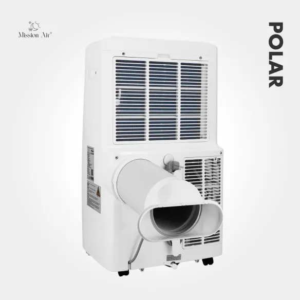 Klimatyzator przenośny POLAR 4,7 kW – widok tył z wylotem