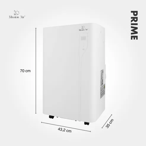 Klimatyzator przenośny PRIME 3,5 kW – ujęcie pod kątem