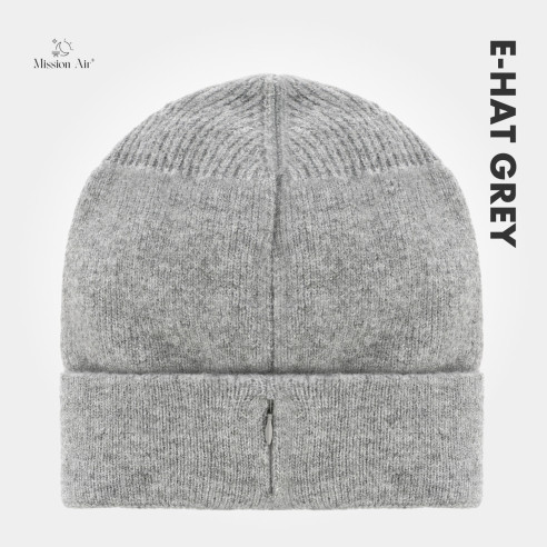 Ogrzewana czapka Mission Air E-HAT Gray widok z tyłu