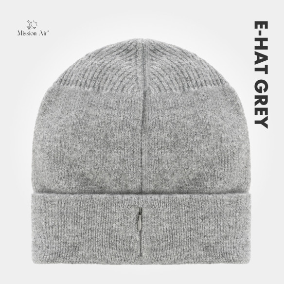 Ogrzewana czapka Mission Air E-HAT Gray widok z tyłu