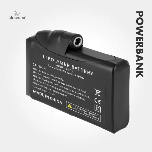 2200 mAh Power Bank | Compact for USB Clothing & Accessories