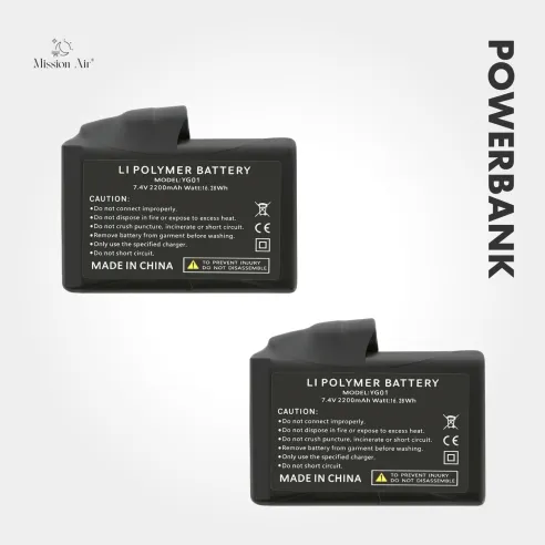 2200 mAh Power Bank | Compact for USB Clothing & Accessories