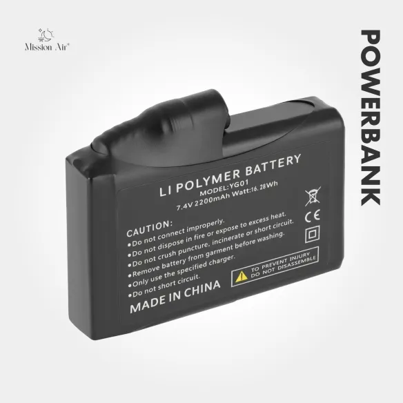 2200 mAh Power Bank | Compact for USB Clothing & Accessories