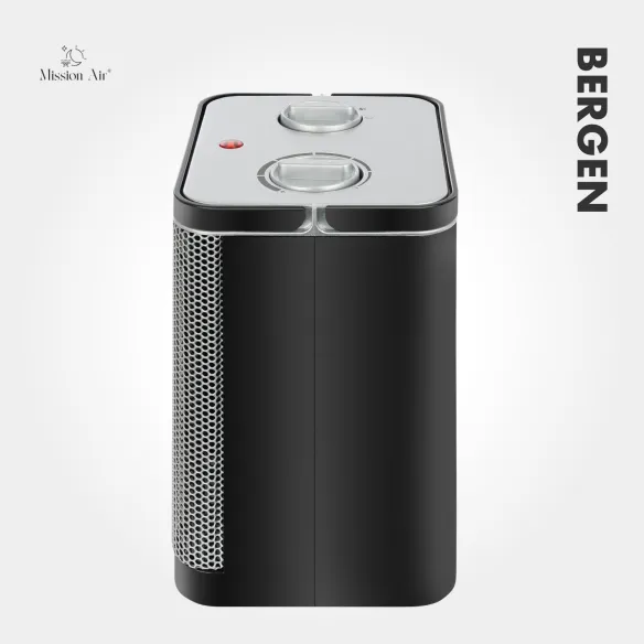 BERGEN 1500 W Fan Heater | 2 Power Levels, Safety Protection, IP20