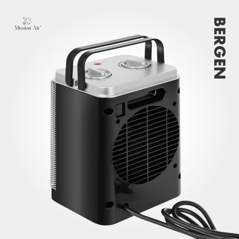 Termowentylator BERGEN 1500W | 2 Moce, Zabezpieczenia, IP20