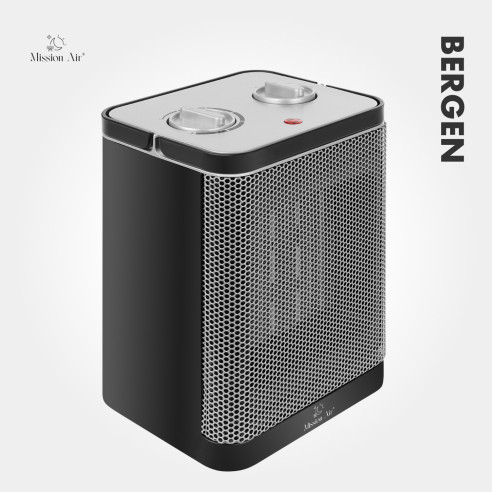 Termowentylator BERGEN 1500W | 2 Moce, Zabezpieczenia, IP20