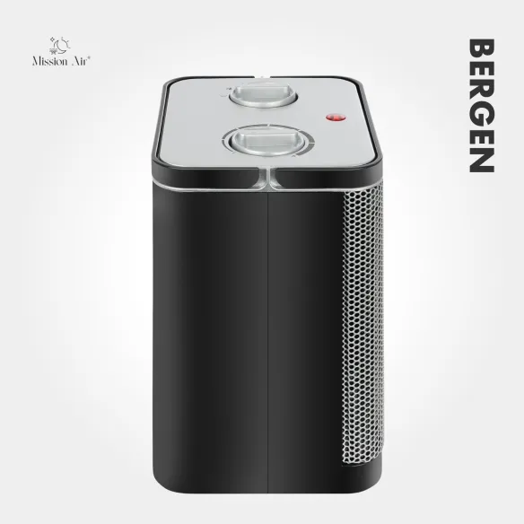 BERGEN 1500 W Fan Heater | 2 Power Levels, Safety Protection, IP20