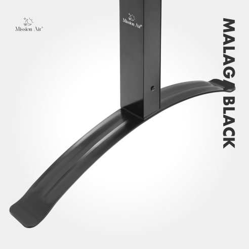 MALAGA BLACK 100 W Bathroom Ladder Heater | Electric, IP24, 2in1