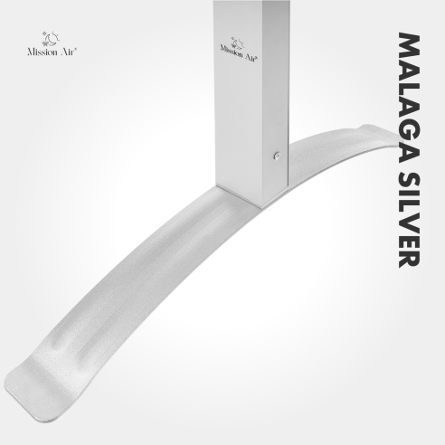 MALAGA SILVER 100 W Bathroom Ladder Heater | Electric, IP24, 2-in-1