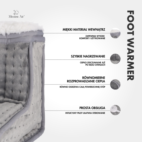 FOOT WARMER Electric Foot Heater | Electric, Fleece