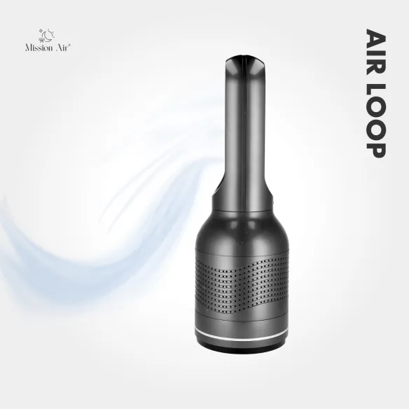 AirLoop Bladeless Fan | HEPA, 8 Speeds, 67 cm, Grey