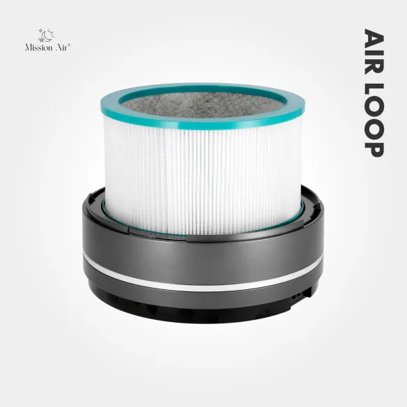 AirLoop Bladeless Fan | HEPA, 8 Speeds, 67 cm, Grey